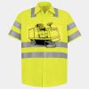 Men's High Visibility Safety Short Sleeve Work Shirt Thumbnail