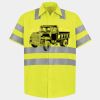 Men's High Visibility Safety Short Sleeve Work Shirt Thumbnail