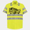 Men's High Visibility Safety Short Sleeve Work Shirt Thumbnail