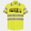 Men's High Visibility Safety Short Sleeve Work Shirt Thumbnail