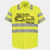 Men's High Visibility Safety Short Sleeve Work Shirt Thumbnail