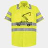 Men's High Visibility Safety Short Sleeve Work Shirt Thumbnail