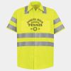 Men's High Visibility Safety Short Sleeve Work Shirt Thumbnail