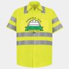 Men's High Visibility Safety Short Sleeve Work Shirt Thumbnail