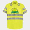Men's High Visibility Safety Short Sleeve Work Shirt Thumbnail