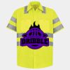 Men's High Visibility Safety Short Sleeve Work Shirt Thumbnail