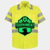 Men's High Visibility Safety Short Sleeve Work Shirt Thumbnail
