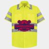 Men's High Visibility Safety Short Sleeve Work Shirt Thumbnail