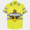 Men's High Visibility Safety Short Sleeve Work Shirt Thumbnail