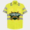 Men's High Visibility Safety Short Sleeve Work Shirt Thumbnail