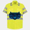 Men's High Visibility Safety Short Sleeve Work Shirt Thumbnail