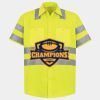 Men's High Visibility Safety Short Sleeve Work Shirt Thumbnail