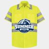 Men's High Visibility Safety Short Sleeve Work Shirt Thumbnail