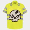 Men's High Visibility Safety Short Sleeve Work Shirt Thumbnail