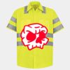 Men's High Visibility Safety Short Sleeve Work Shirt Thumbnail