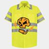 Men's High Visibility Safety Short Sleeve Work Shirt Thumbnail