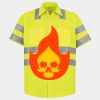 Men's High Visibility Safety Short Sleeve Work Shirt Thumbnail