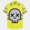 Men's High Visibility Safety Short Sleeve Work Shirt Thumbnail