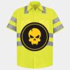 Men's High Visibility Safety Short Sleeve Work Shirt Thumbnail