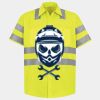 Men's High Visibility Safety Short Sleeve Work Shirt Thumbnail