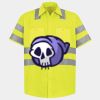 Men's High Visibility Safety Short Sleeve Work Shirt Thumbnail