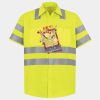 Men's High Visibility Safety Short Sleeve Work Shirt Thumbnail