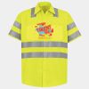 Men's High Visibility Safety Short Sleeve Work Shirt Thumbnail