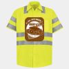 Men's High Visibility Safety Short Sleeve Work Shirt Thumbnail