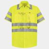 Men's High Visibility Safety Short Sleeve Work Shirt Thumbnail
