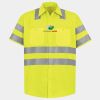 Men's High Visibility Safety Short Sleeve Work Shirt Thumbnail