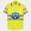 Men's High Visibility Safety Short Sleeve Work Shirt Thumbnail