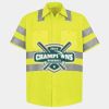 Men's High Visibility Safety Short Sleeve Work Shirt Thumbnail