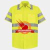 Men's High Visibility Safety Short Sleeve Work Shirt Thumbnail