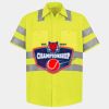 Men's High Visibility Safety Short Sleeve Work Shirt Thumbnail