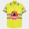 Men's High Visibility Safety Short Sleeve Work Shirt Thumbnail