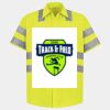 Men's High Visibility Safety Short Sleeve Work Shirt Thumbnail