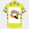Men's High Visibility Safety Short Sleeve Work Shirt Thumbnail