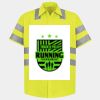 Men's High Visibility Safety Short Sleeve Work Shirt Thumbnail