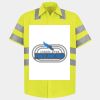 Men's High Visibility Safety Short Sleeve Work Shirt Thumbnail