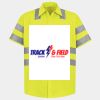 Men's High Visibility Safety Short Sleeve Work Shirt Thumbnail