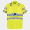 Men's High Visibility Safety Short Sleeve Work Shirt Thumbnail