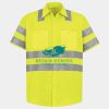 Men's High Visibility Safety Short Sleeve Work Shirt Thumbnail