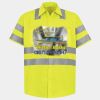 Men's High Visibility Safety Short Sleeve Work Shirt Thumbnail