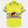 Men's High Visibility Safety Short Sleeve Work Shirt Thumbnail