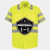 Men's High Visibility Safety Short Sleeve Work Shirt Thumbnail
