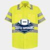 Men's High Visibility Safety Short Sleeve Work Shirt Thumbnail