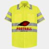 Men's High Visibility Safety Short Sleeve Work Shirt Thumbnail