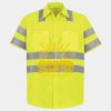 Men's High Visibility Safety Short Sleeve Work Shirt Thumbnail