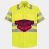 Men's High Visibility Safety Short Sleeve Work Shirt Thumbnail