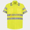 Men's High Visibility Safety Short Sleeve Work Shirt Thumbnail